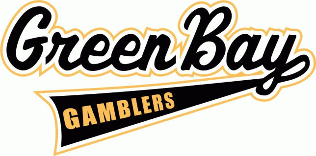 green bay gamblers 2008-pres wordmark logo iron on heat transfer...